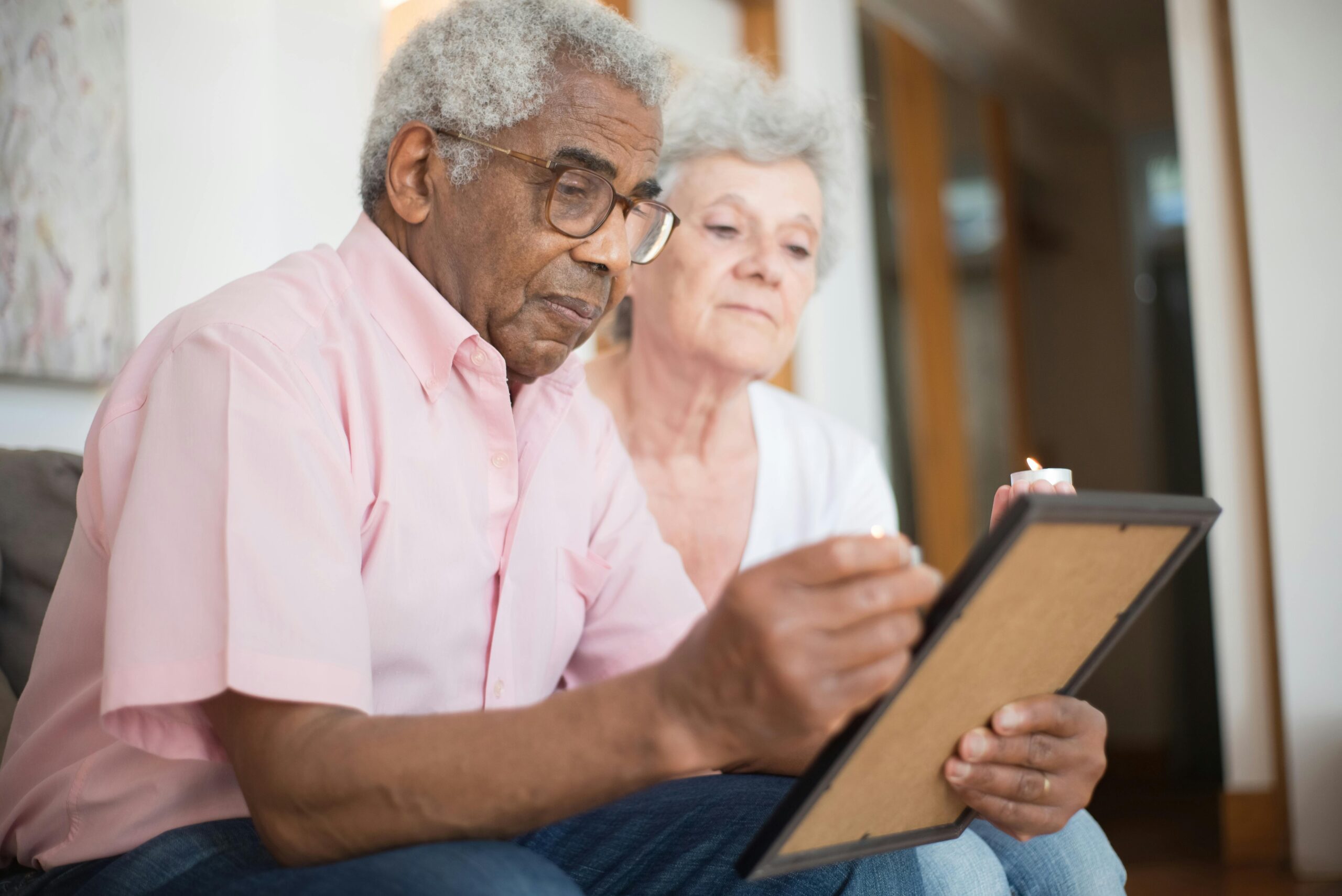 Man and woman doing paperwork